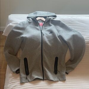 Nike Tech Grey Full-Zip Hoodie